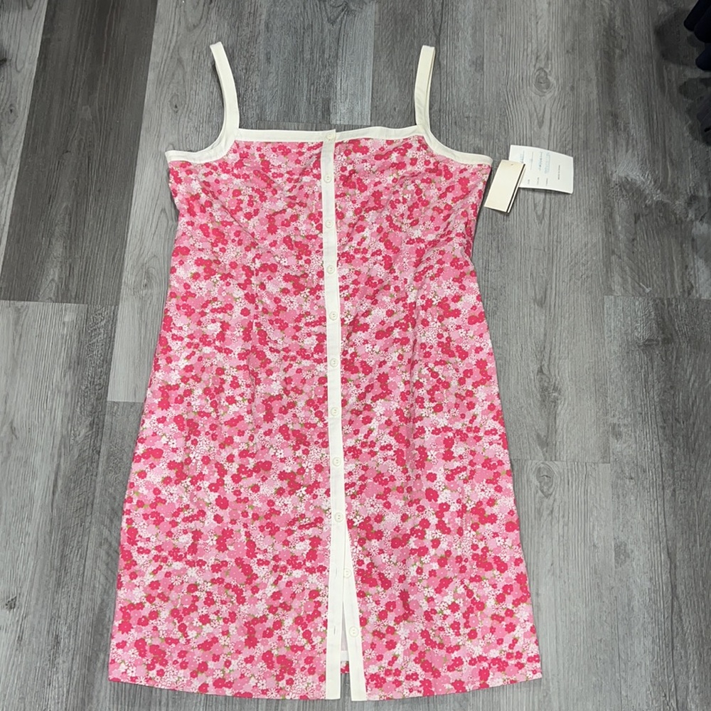 Spenser Jeremy  floral button down cotton dress, size 16, NEW